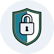 lock and shield icon